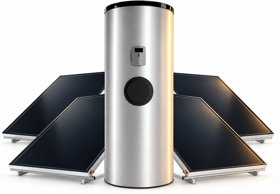 Système solaire combiné Orion Combistar 420P avec capteurs